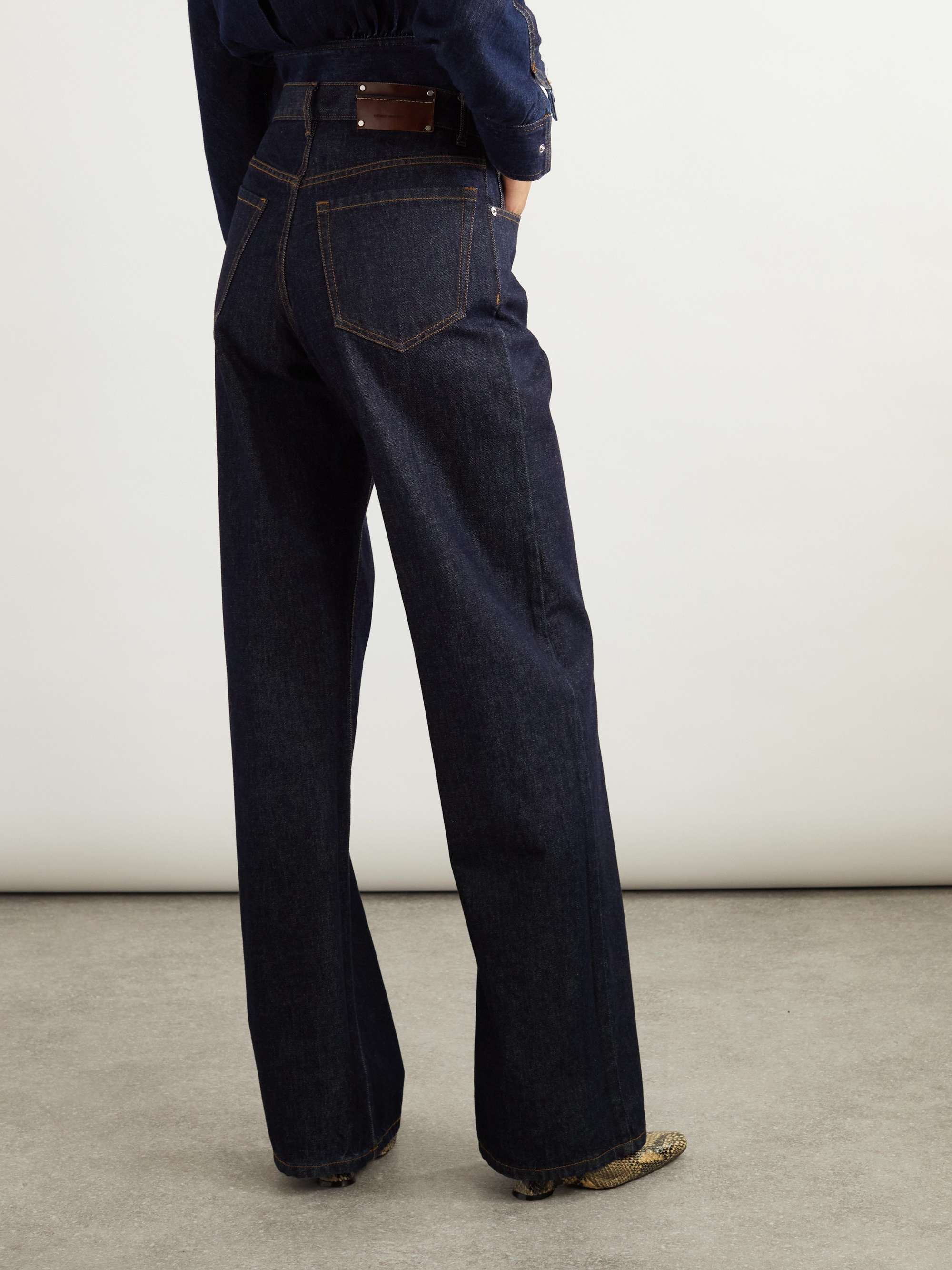 DRIES VAN NOTEN Mid-rise straight-leg jeans | NET-A-PORTER