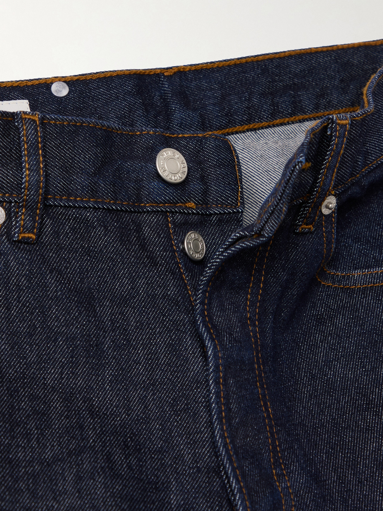 Shop Dries Van Noten Mid-rise Straight-leg Jeans In Blue