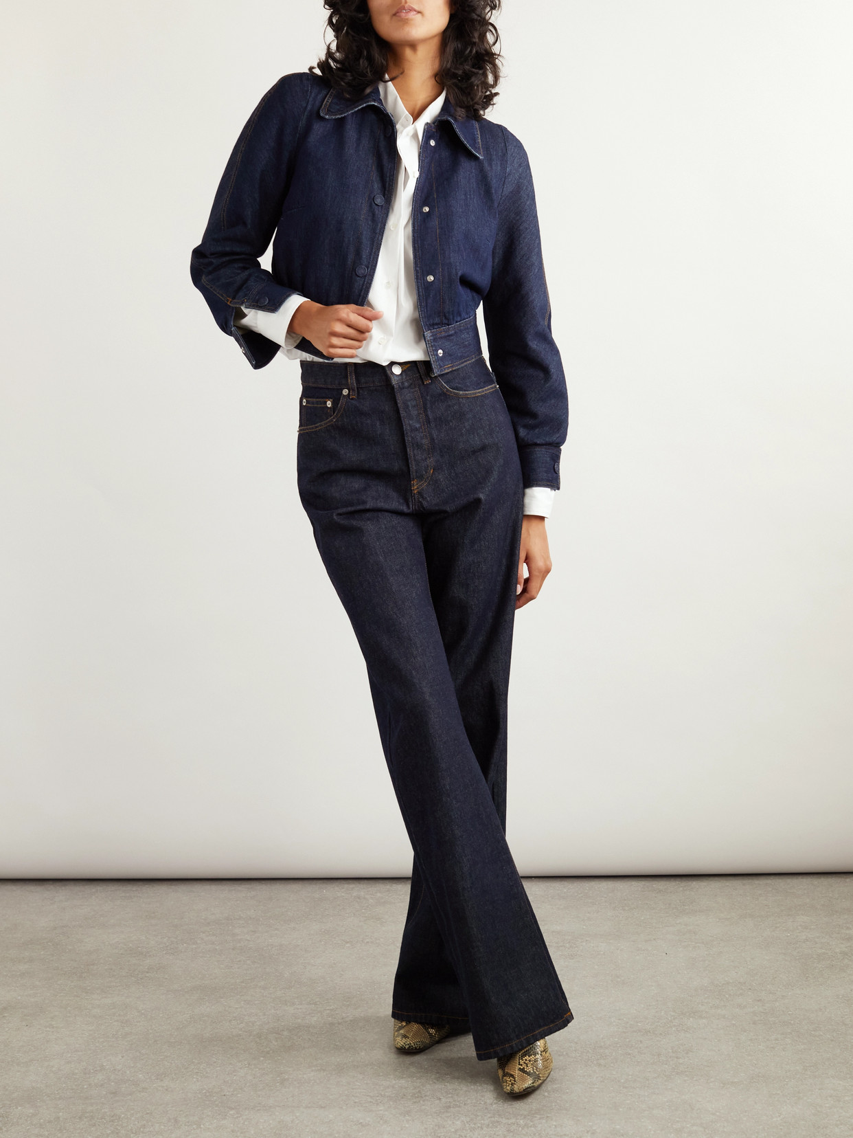 Shop Dries Van Noten Mid-rise Straight-leg Jeans In Blue