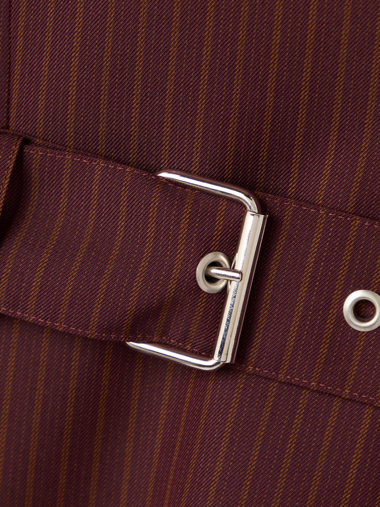 Dries Van Noten Billy Pinstriped Wool-blend Blazer In Burgundy