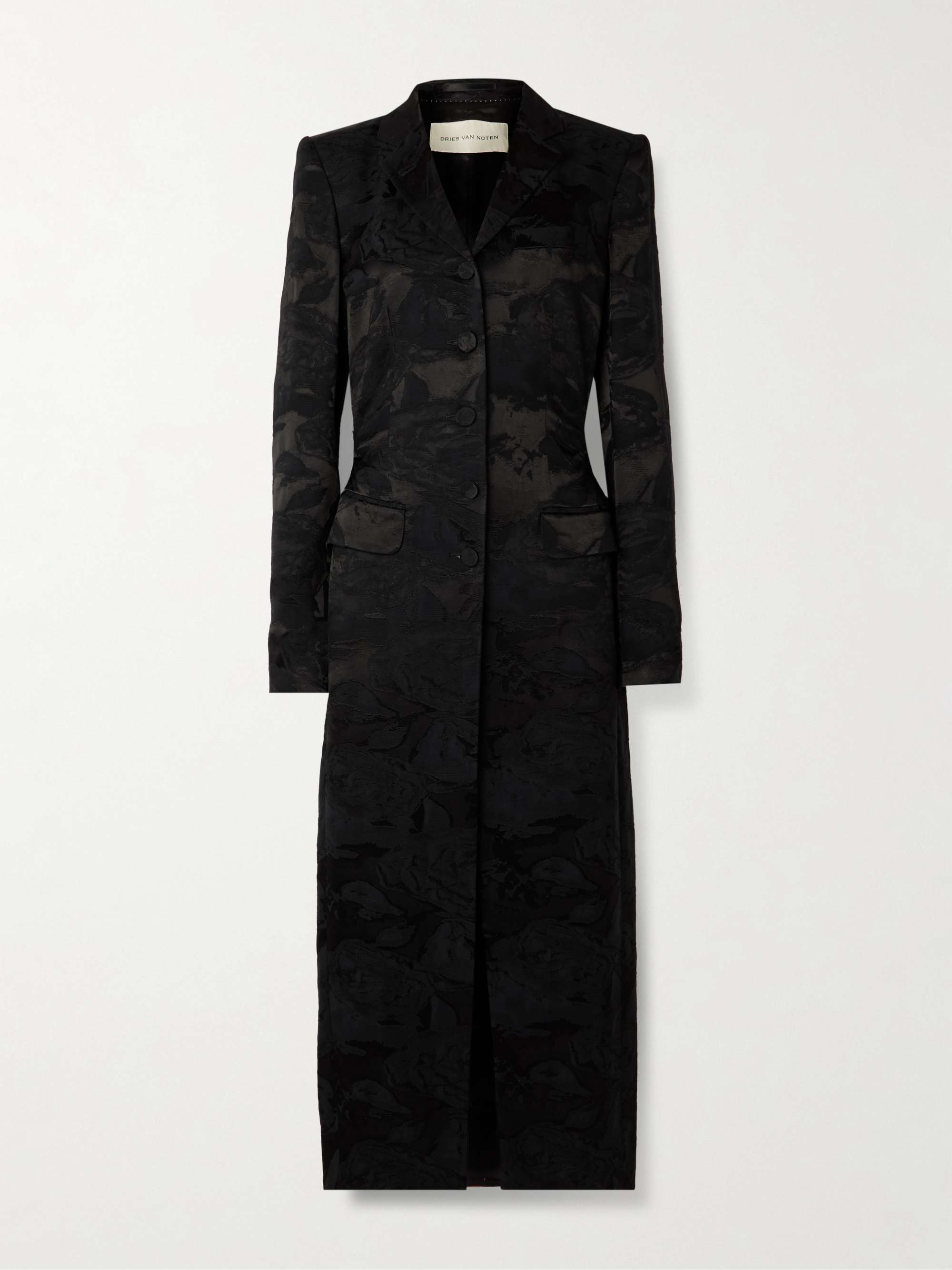 DRIES VAN NOTEN Jacquard coat | NET-A-PORTER