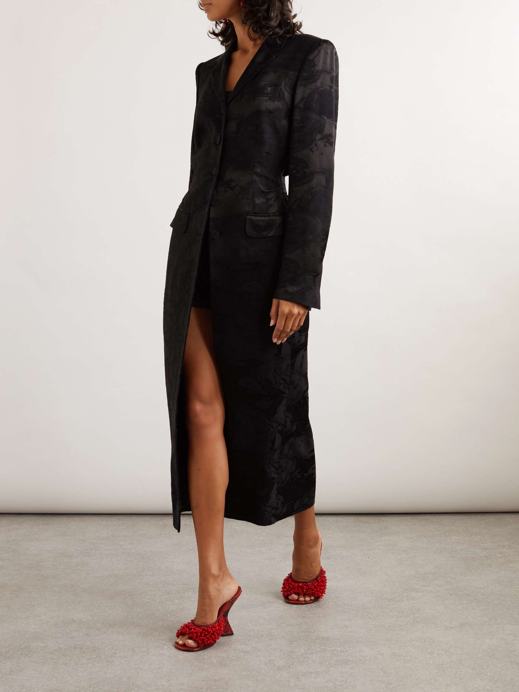 DRIES VAN NOTEN Jacquard coat | NET-A-PORTER