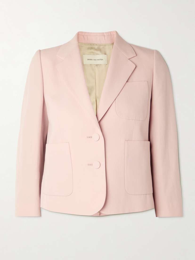 Dries Van Noten Wool-blend Twill Blazer