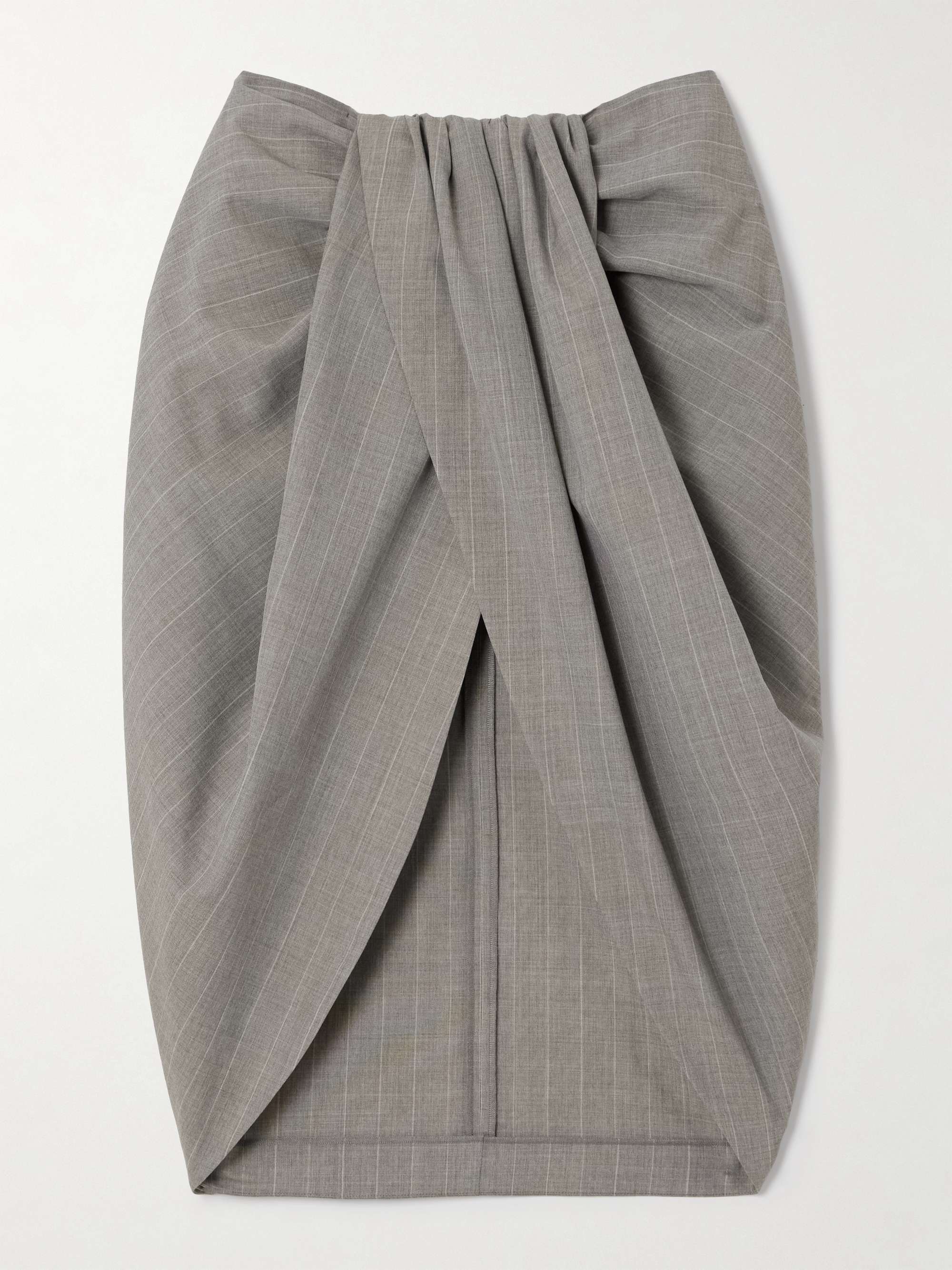 STELLA MCCARTNEY Cecilia Grey Wool Skirt