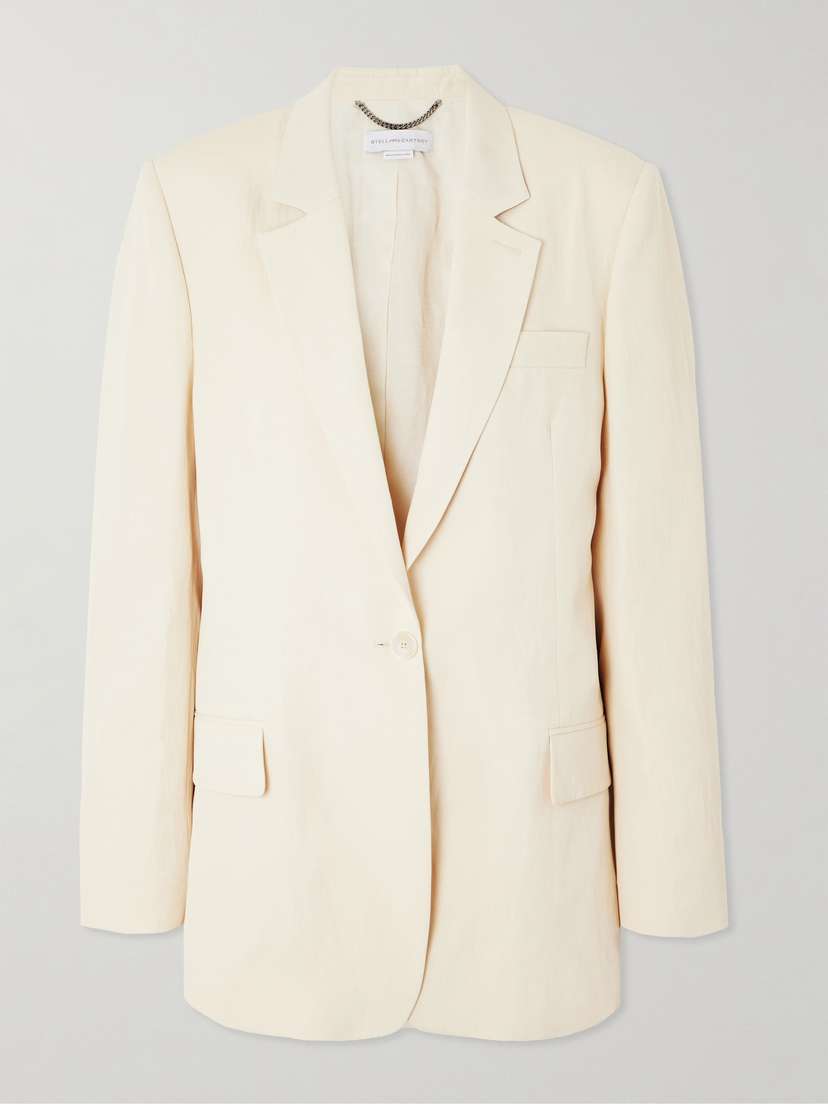 Stella McCartney Oversized Woven Blazer