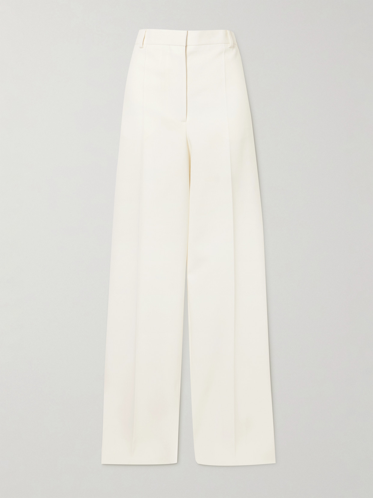Stella McCartney - Wool-crepe Wide-leg Pants - Cream