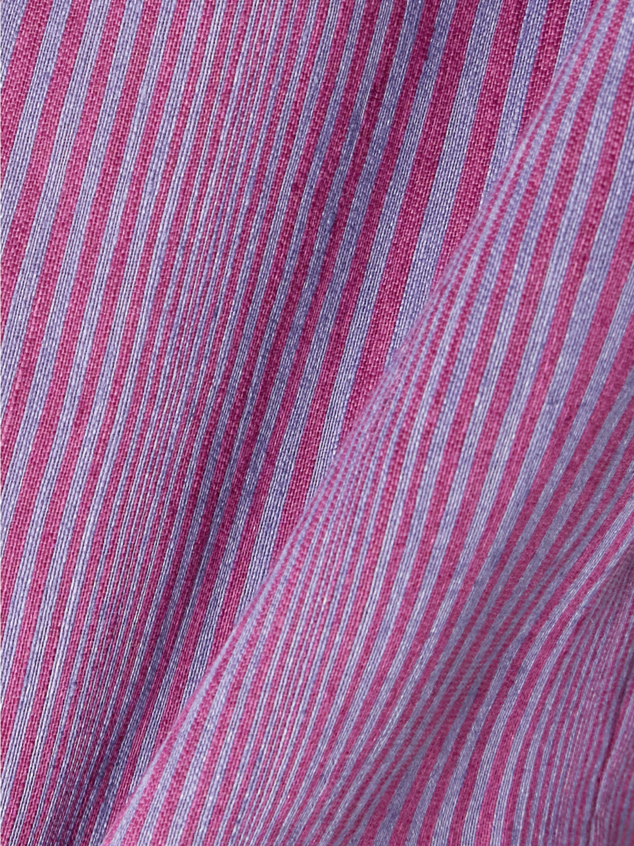 D'estree Richard Veil Striped Linen-blend Top In Purple