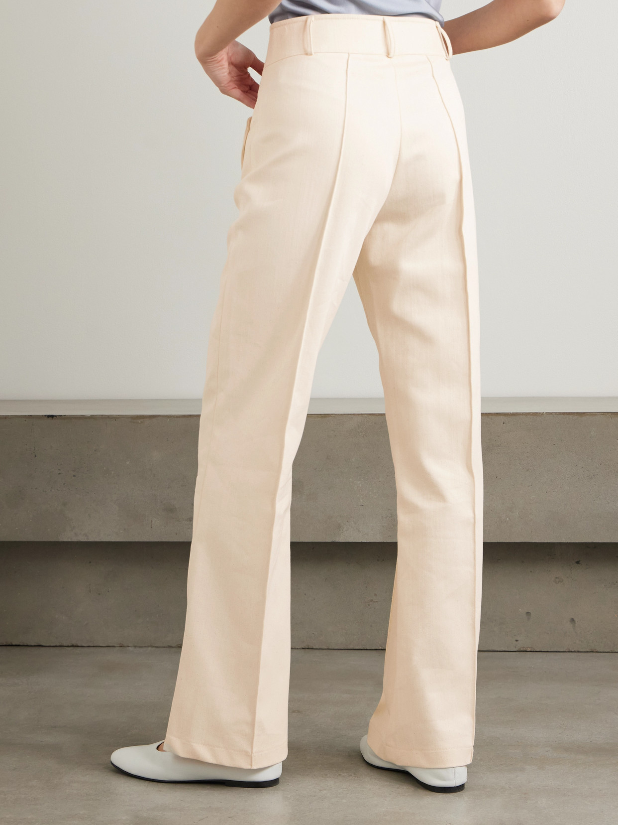 D'ESTREE OLAFUR HIGH-RISE STRAIGHT-LEG JEANS