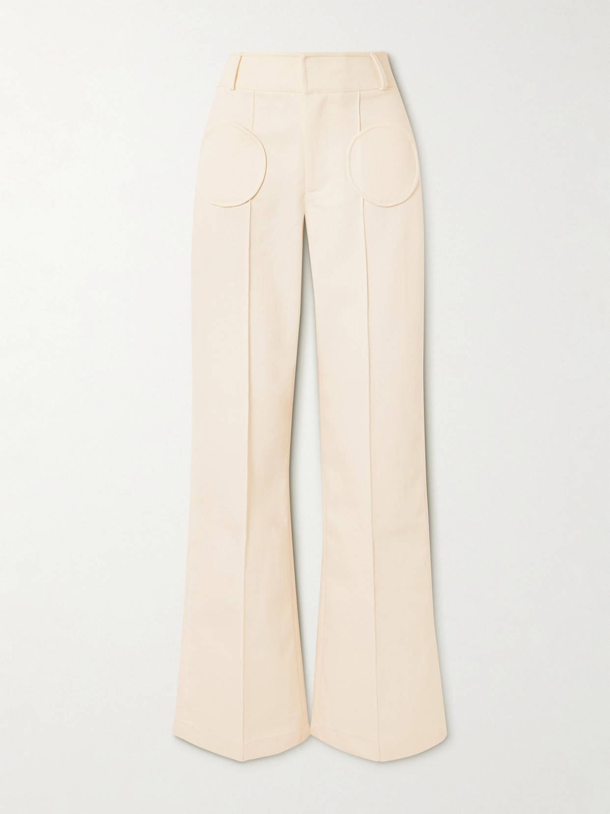 D'estree Olafur High-rise Straight-leg Jeans In Ecru