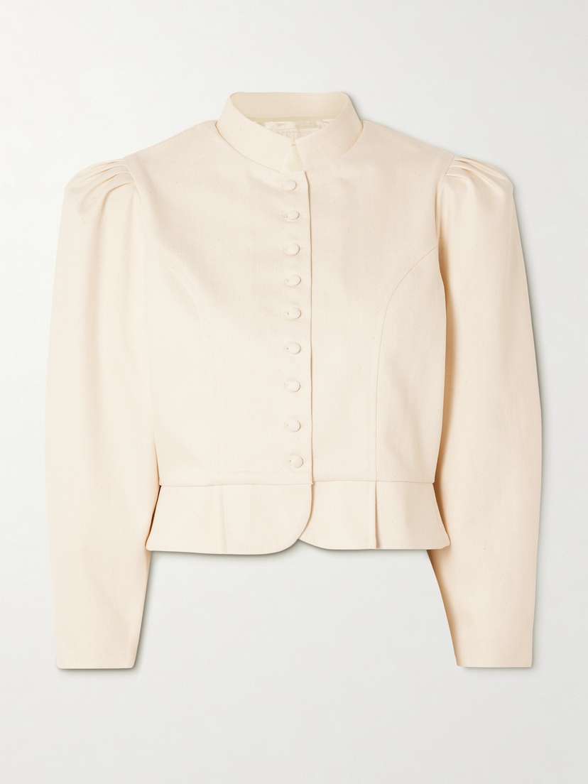 DESTREE Amoako Denim Peplum Jacket