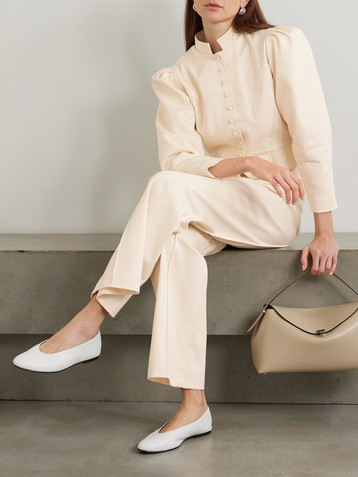 Destree Amoako denim peplum jacket