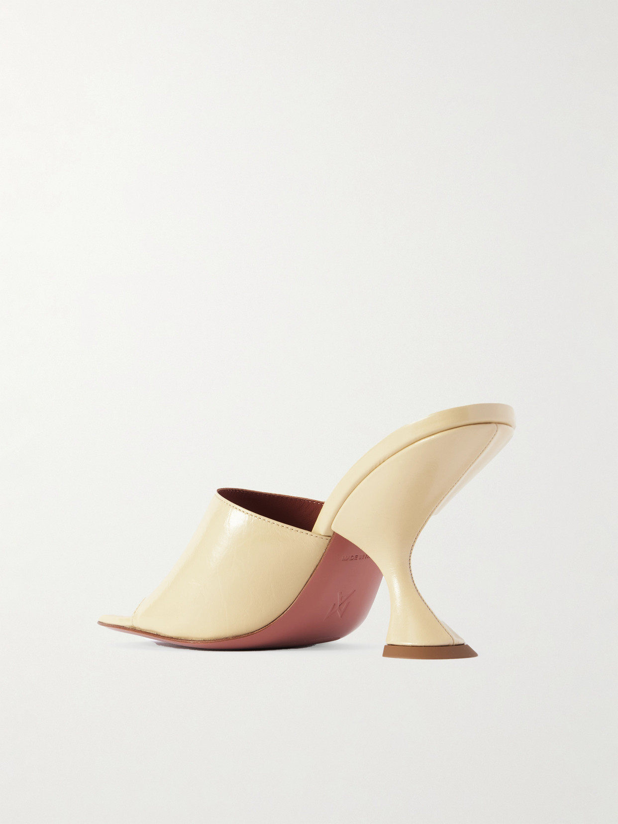 Amina Muaddi Taylor Patent-leather Mules