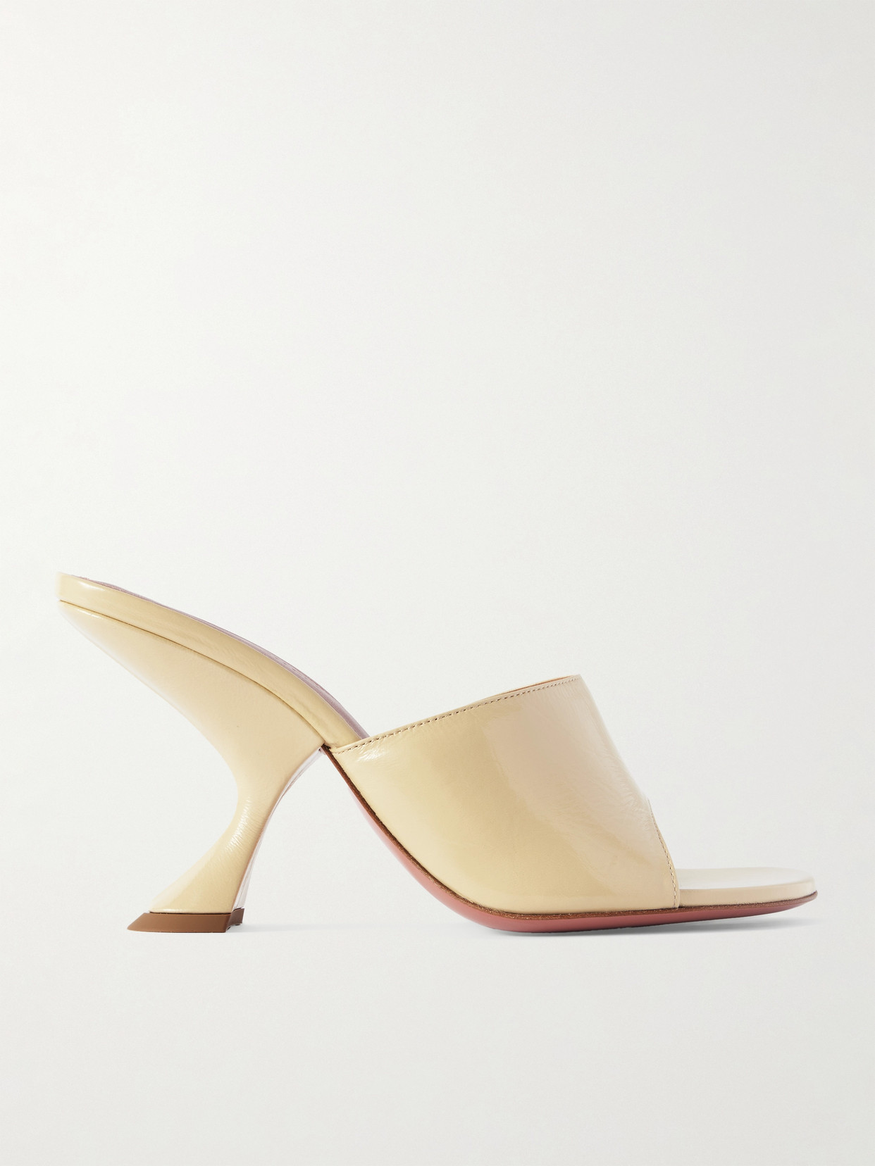 Amina Muaddi Taylor Patent-leather Mules