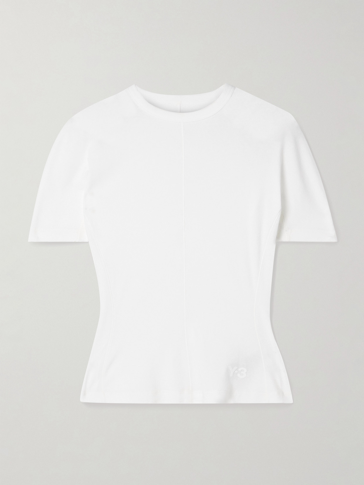 Adidas Originals + Y-3 Printed Organic Cotton-jersey T-shirt In White