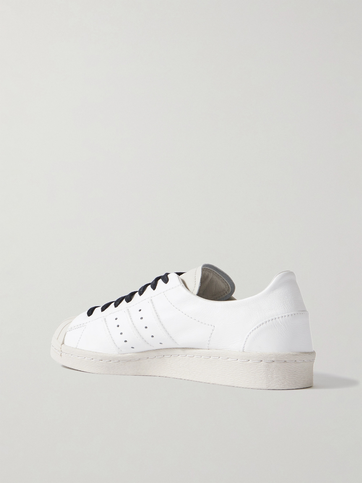 + Y-3 Superstar Rubber-Trimmed Sneakers
