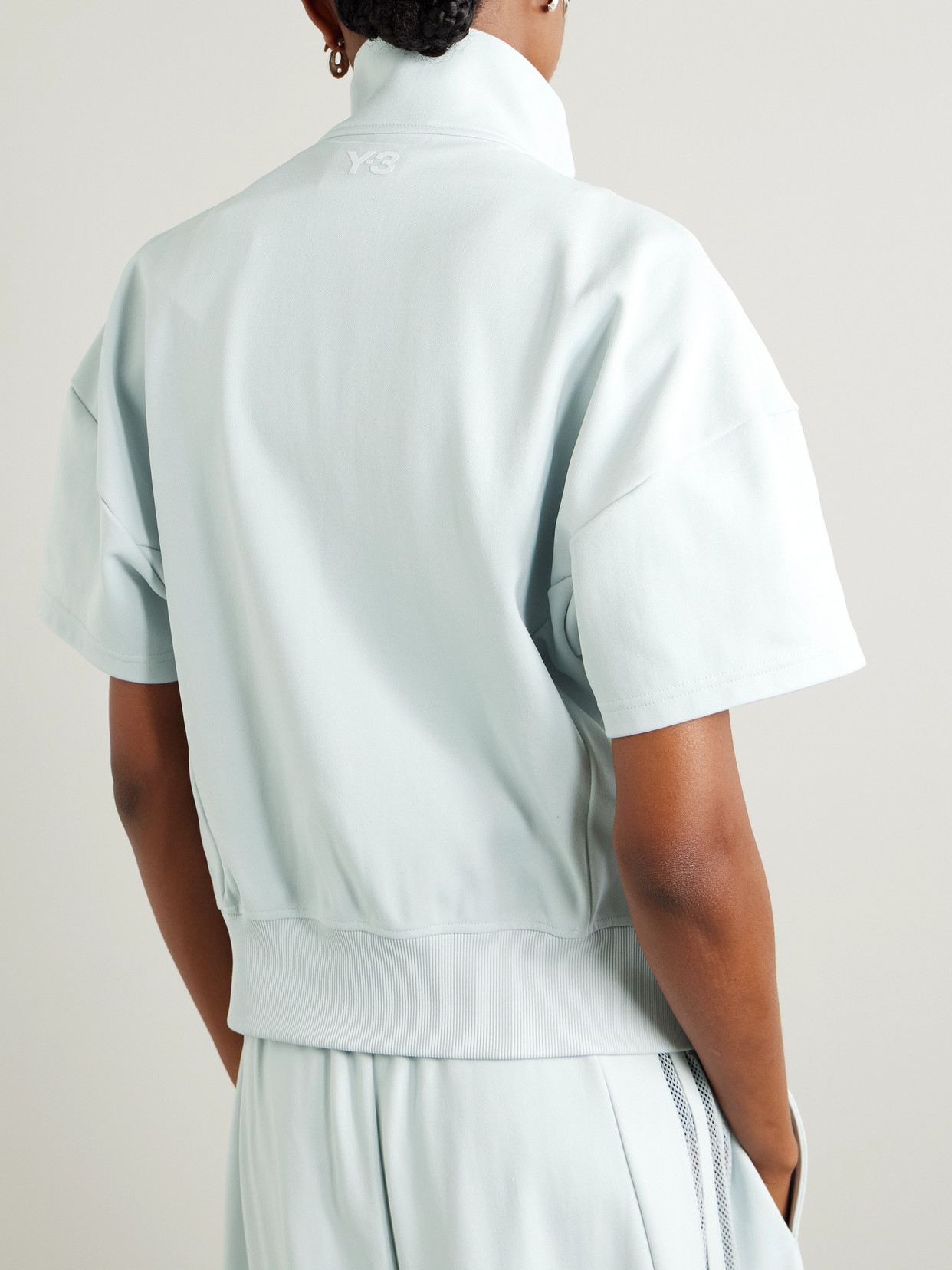 Adidas Originals + Y-3 Piqué Top In Blue