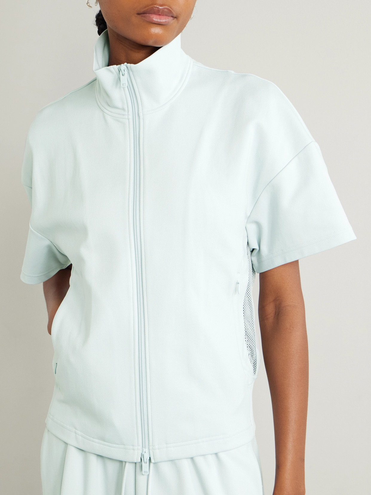 Adidas Originals + Y-3 Piqué Top In Blue