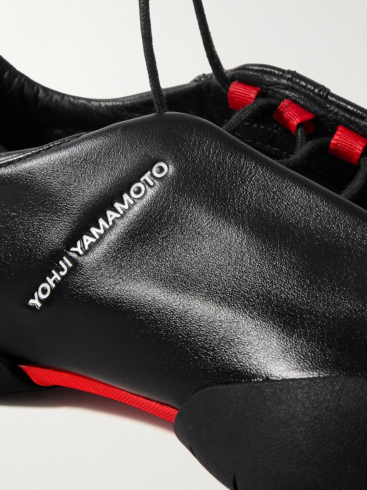 ADIDAS ORIGINALS + Y-3 REGU LEATHER SNEAKERS 