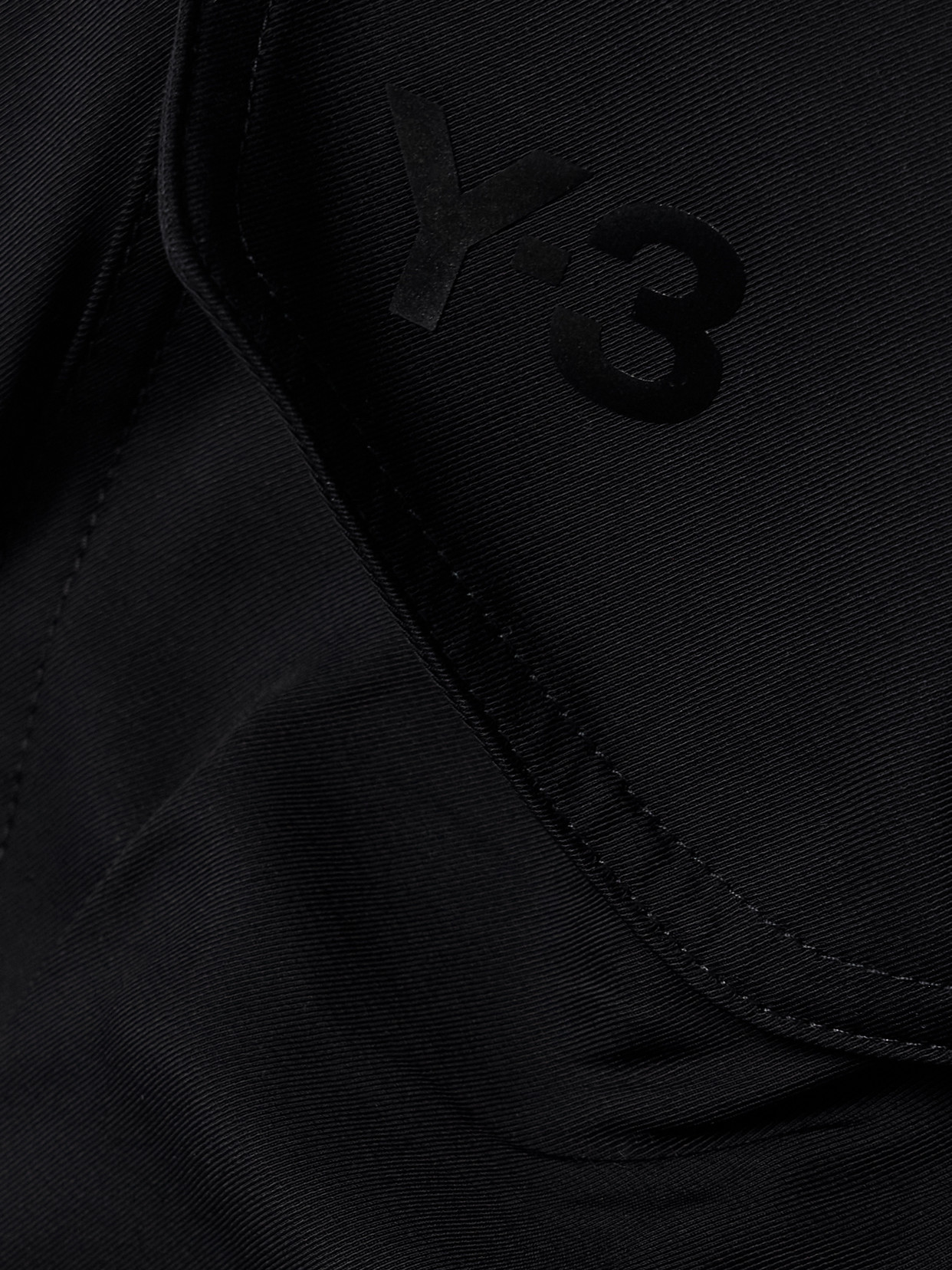 Adidas Originals + Y-3 Twill Wide-leg Pants In Black