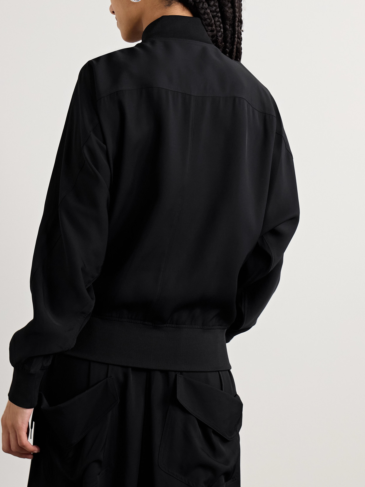 Shop Adidas Originals + Y-3 Twill Track Jacket In Black