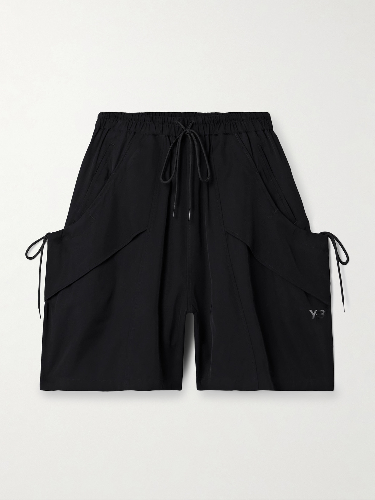 Adidas Originals + Y-3 Twill Shorts In Black