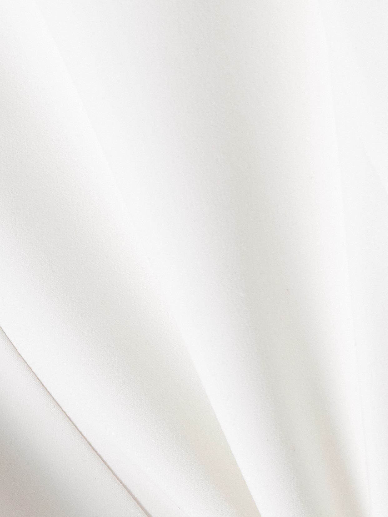 Ferragamo Crepe Mini Dress In White