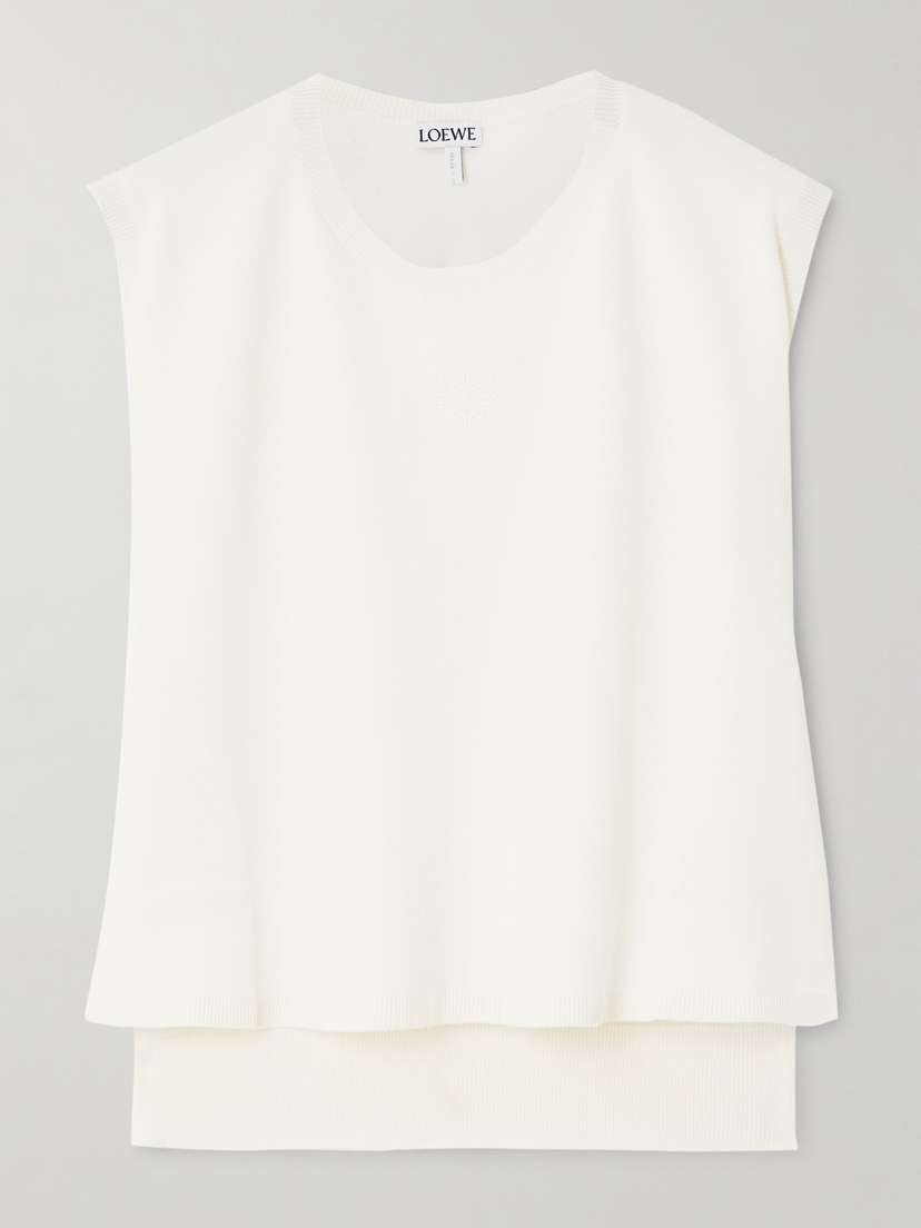 Loewe Layered Wool-jersey Top
