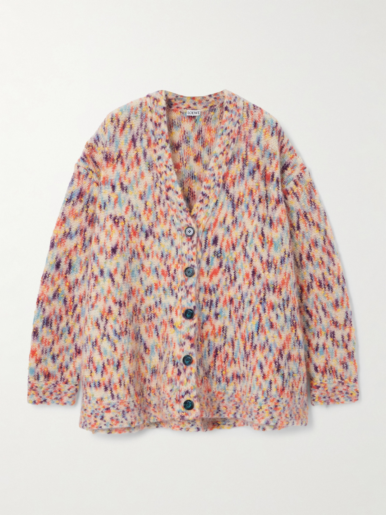LOEWE - Bouclé Cardigan - Pink