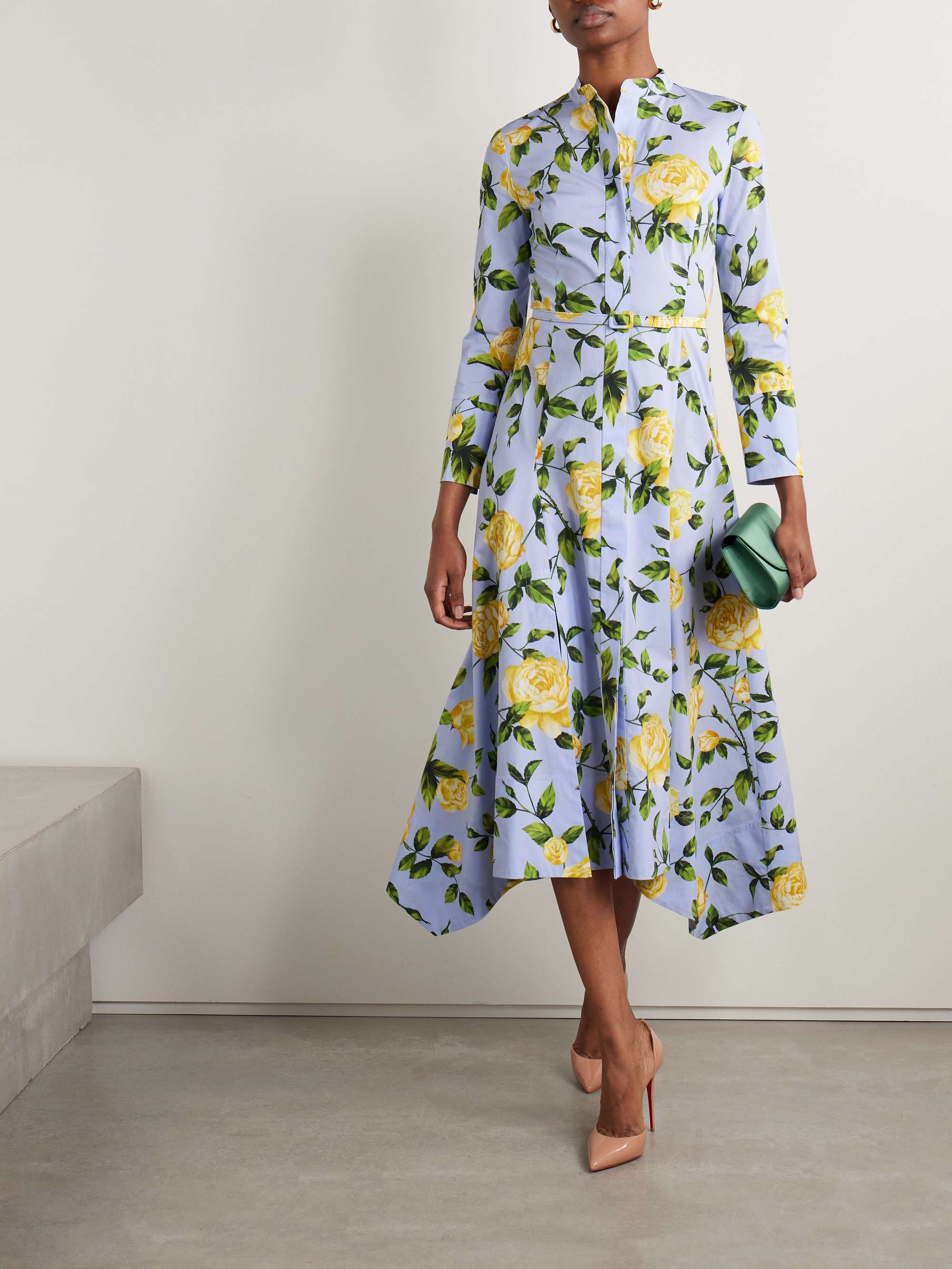 Oscar de la renta shirt dress on sale