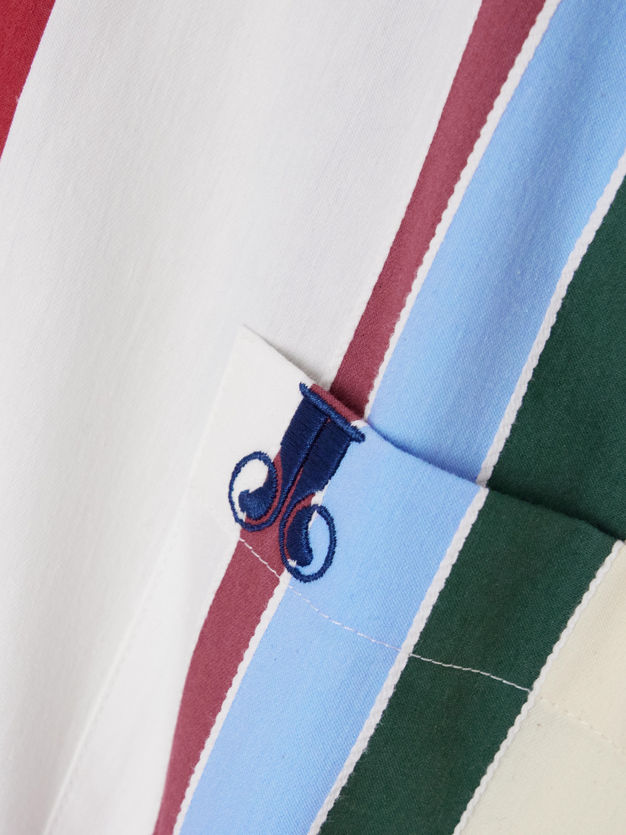 La Doublej Better Than Your Boyfriend Striped Cotton-blend Poplin Shirt In Multi
