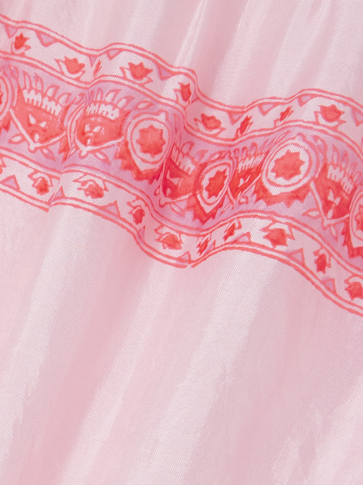 Alix Of Bohemia Otto Printed Silk-satin Wide-leg Pants In Pink