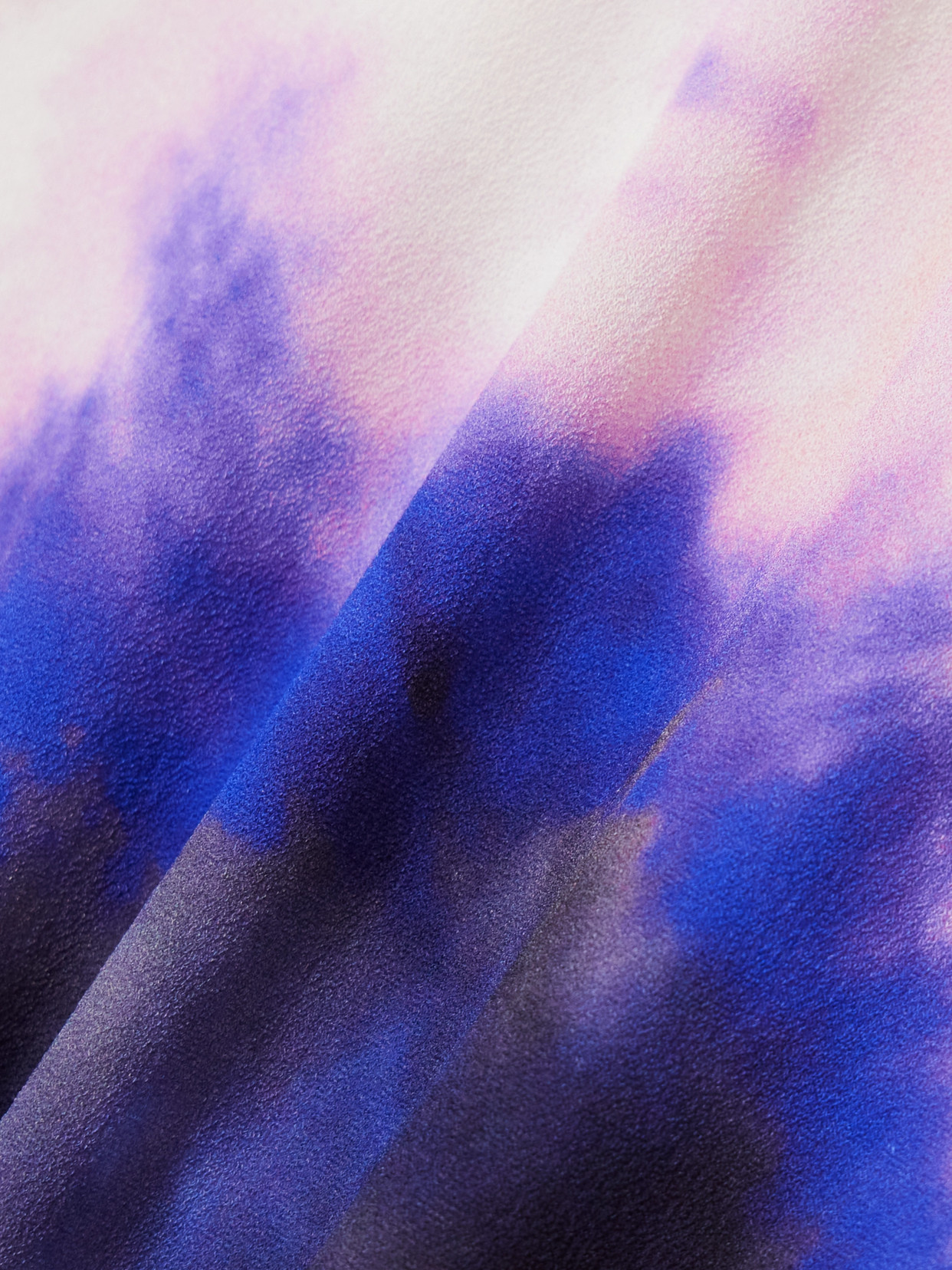 Rabanne Tie-dyed Stretch-crepe Tank In Pink