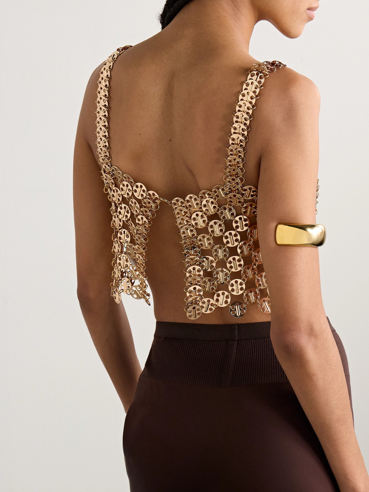Cropped Chainmail Tank