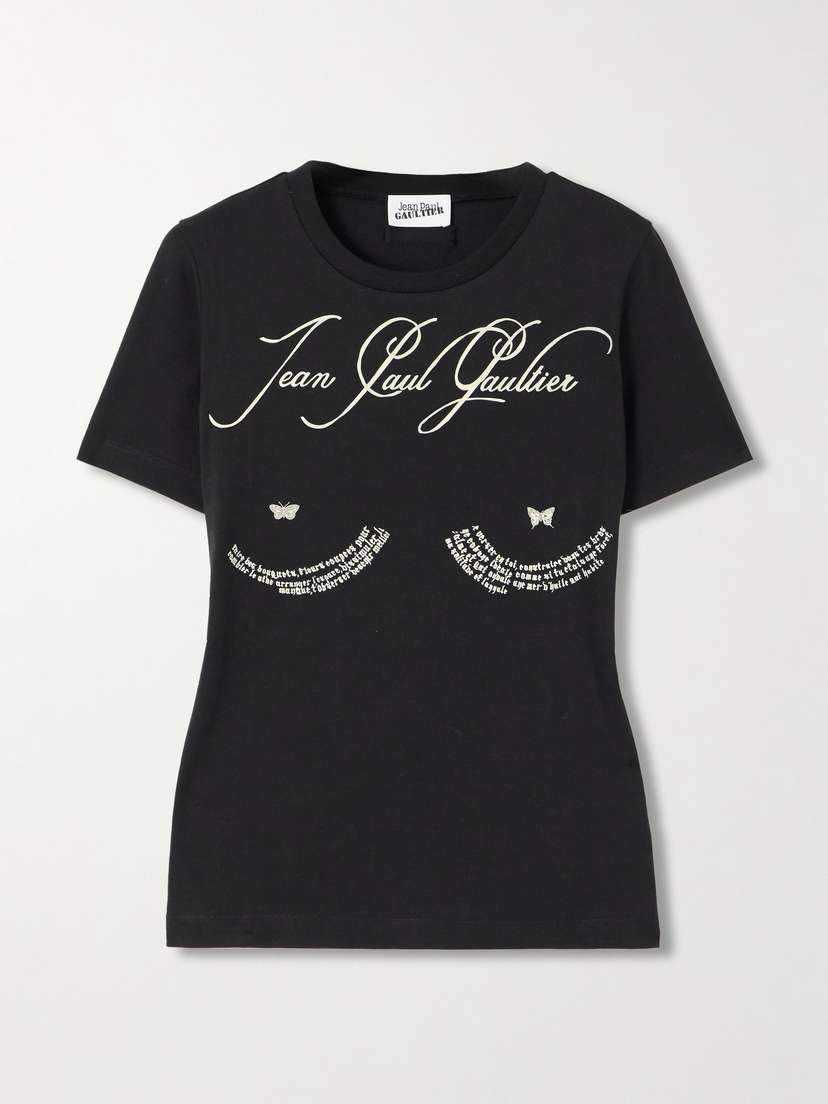 Jean Paul Gaultier Printed Cotton-jersey T-shirt