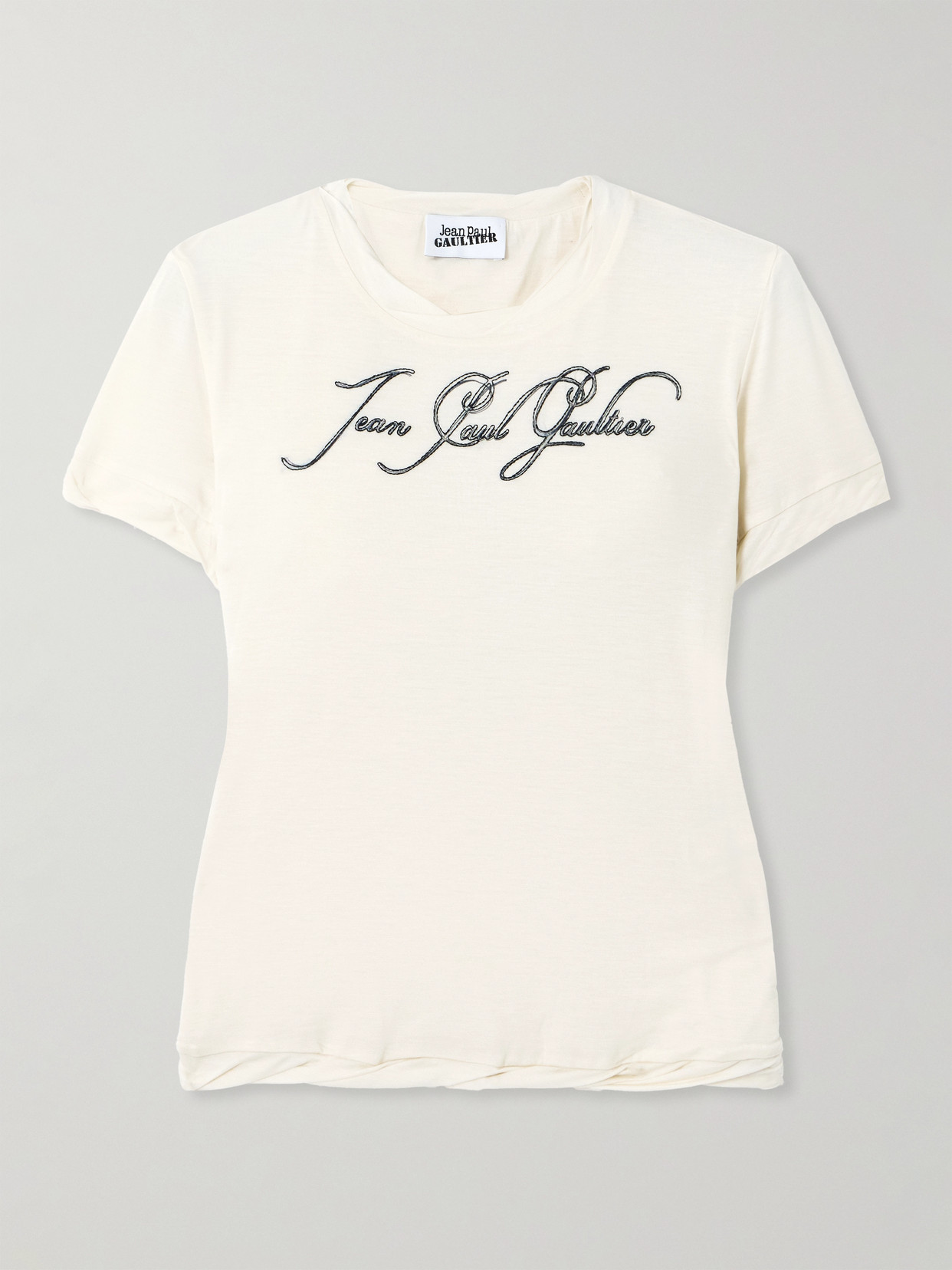 Jean Paul Gaultier 'the Ecru Tattoo' T-shirt In Off-white