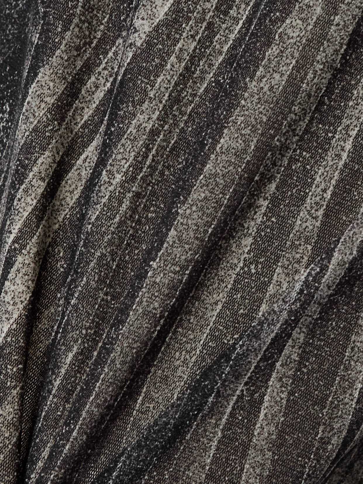 Jean Paul Gaultier Printed Mesh Top In Black