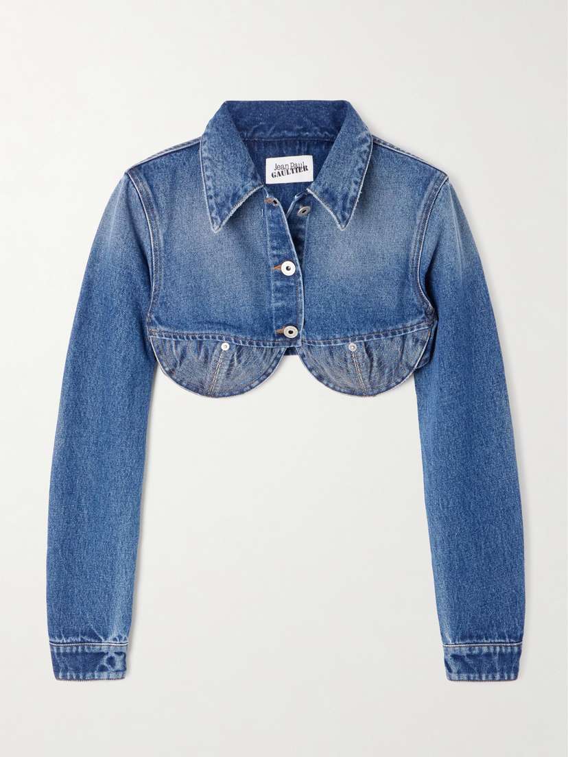 Jean Paul Gaultier Cropped Denim Jacket