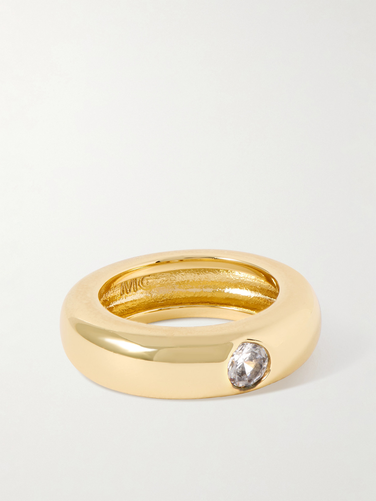 Martha Calvo - Gold-plated Crystal Ring - 5