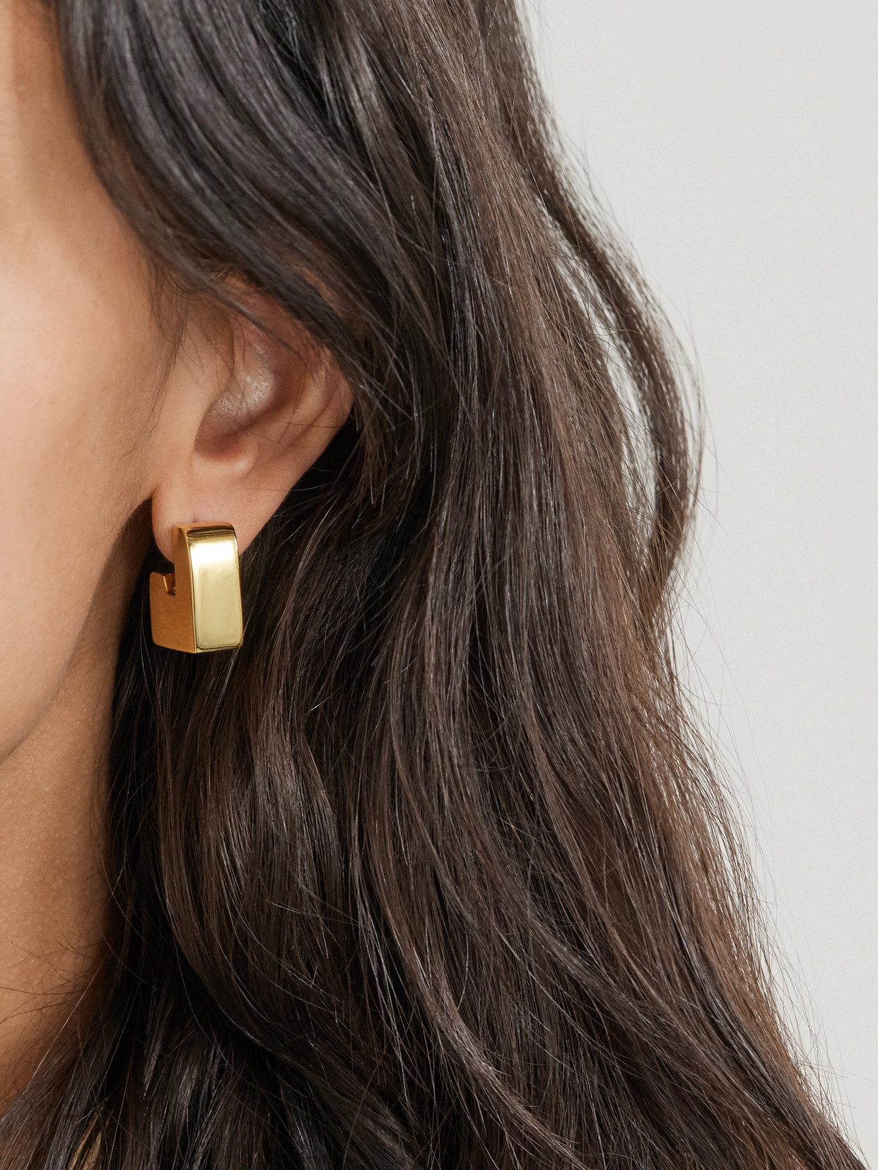 Martha Calvo Cube Gold-plated Earrings In Gold