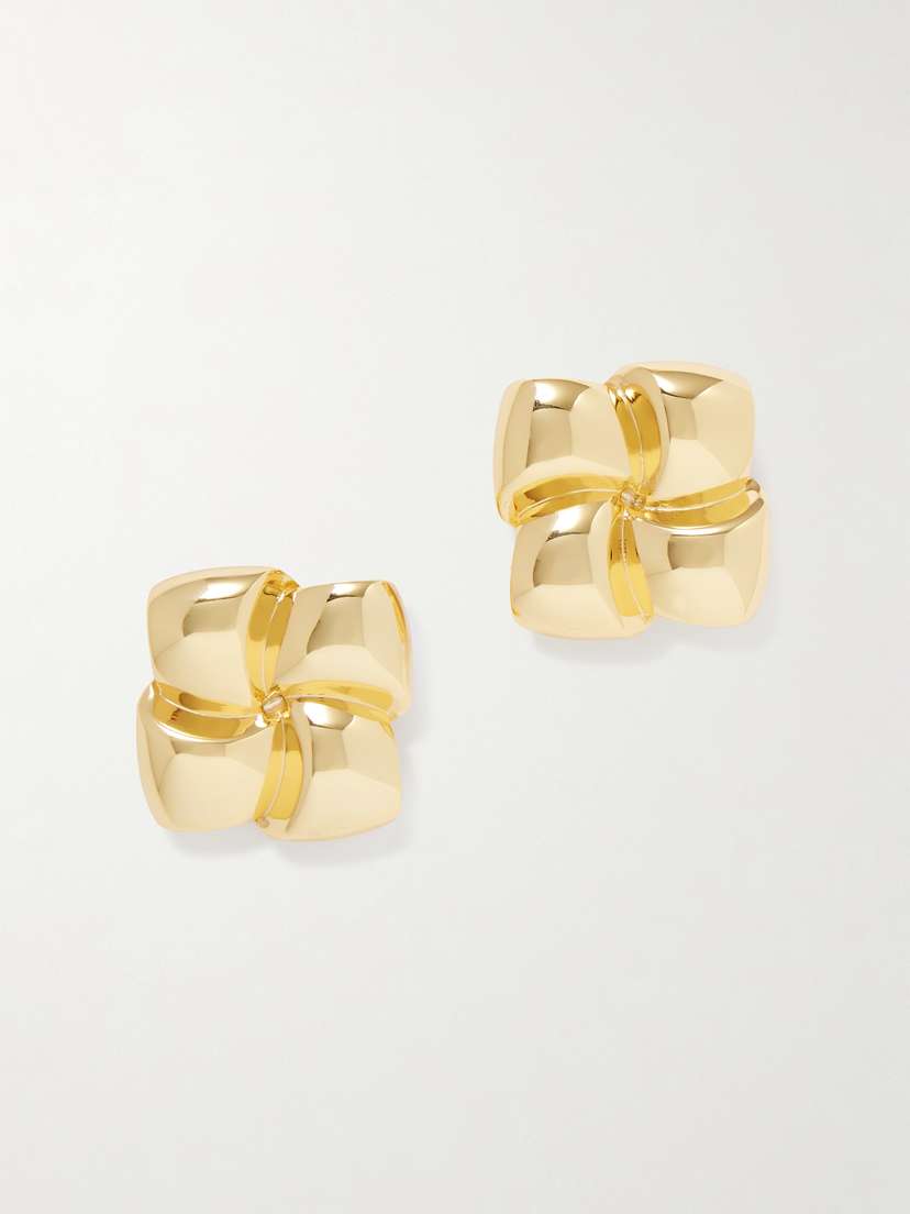 Martha Calvo Pillow Talk Gold-plated Earrings