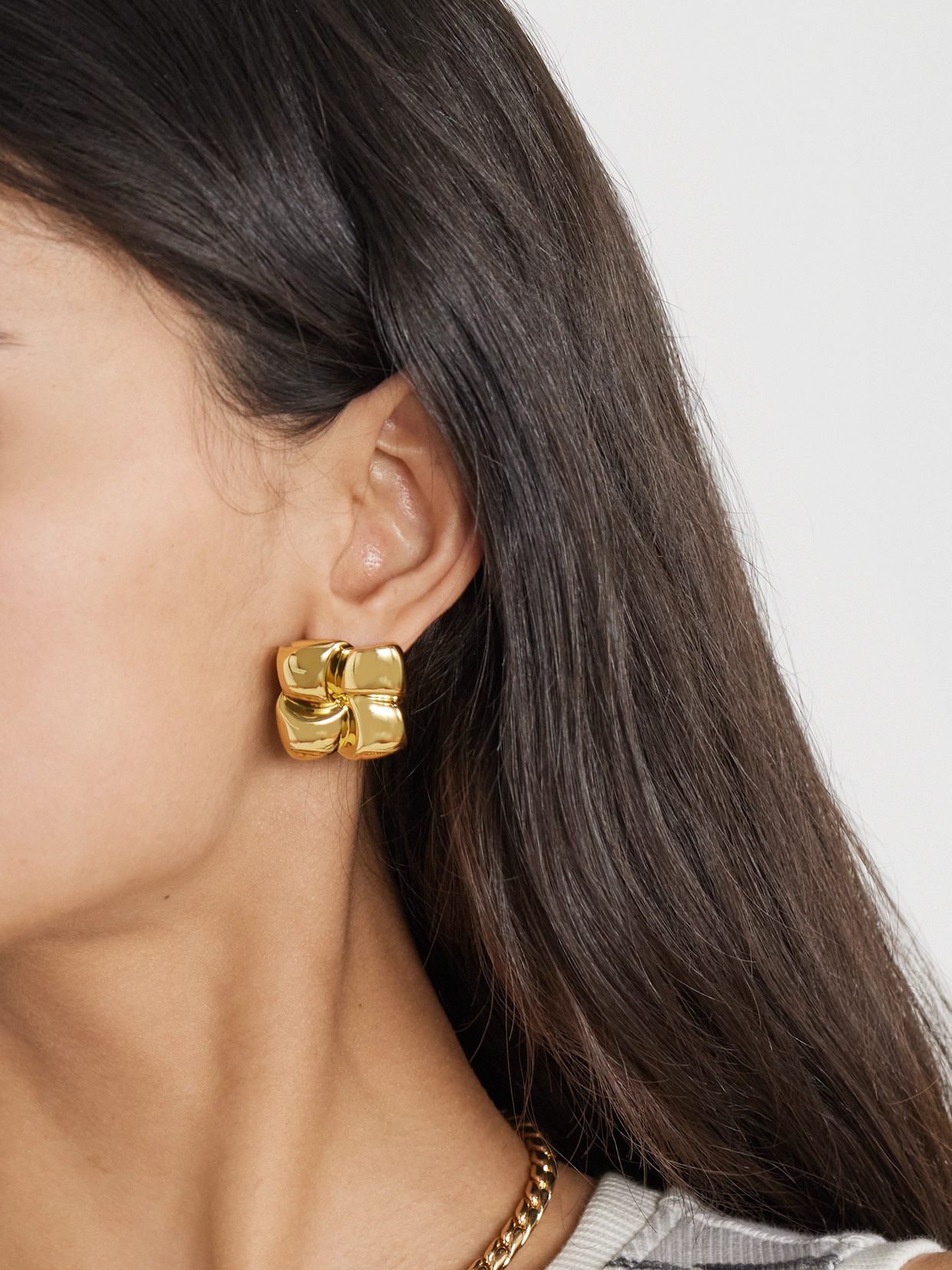 Martha Calvo Pillow Talk Gold-plated Earrings In Gold