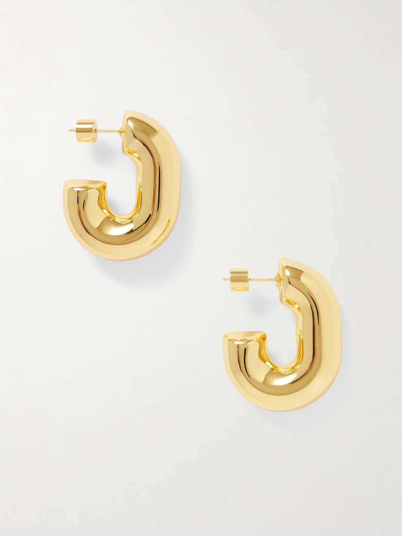 Martha Calvo Kayla Link Gold-plated Earrings