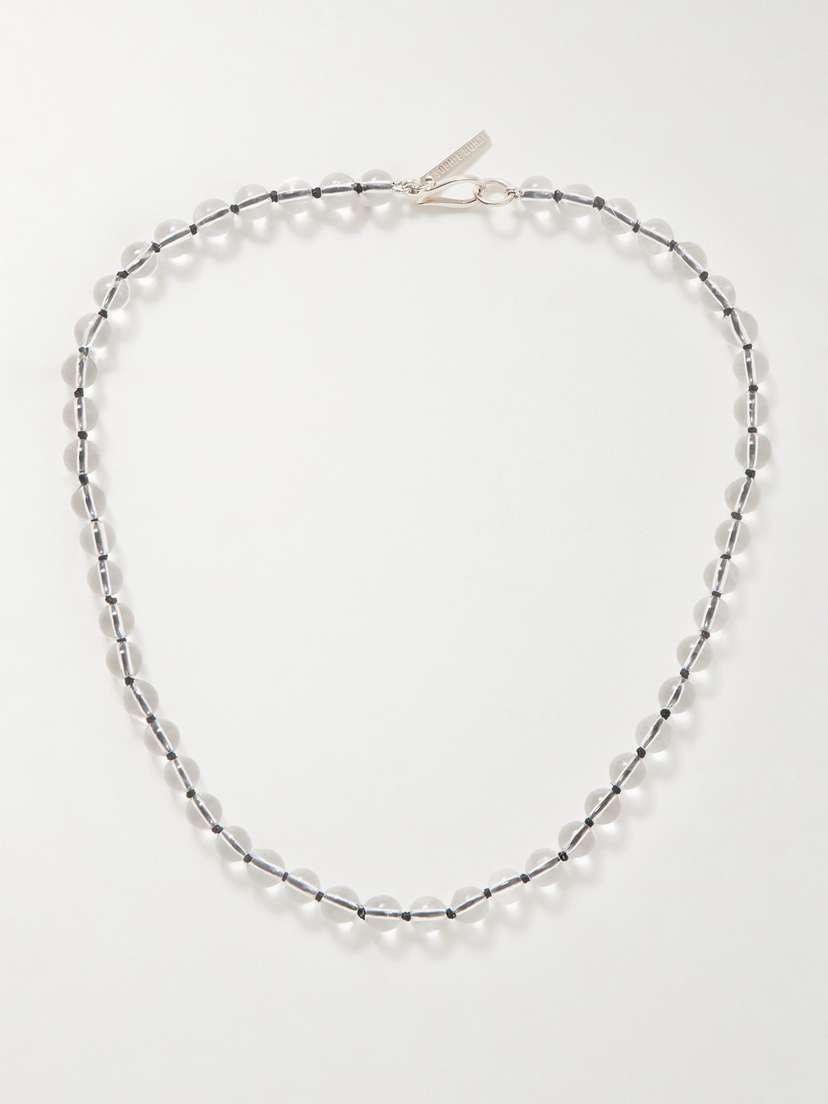 Sophie Buhai Tiny Silver Quartz Necklace