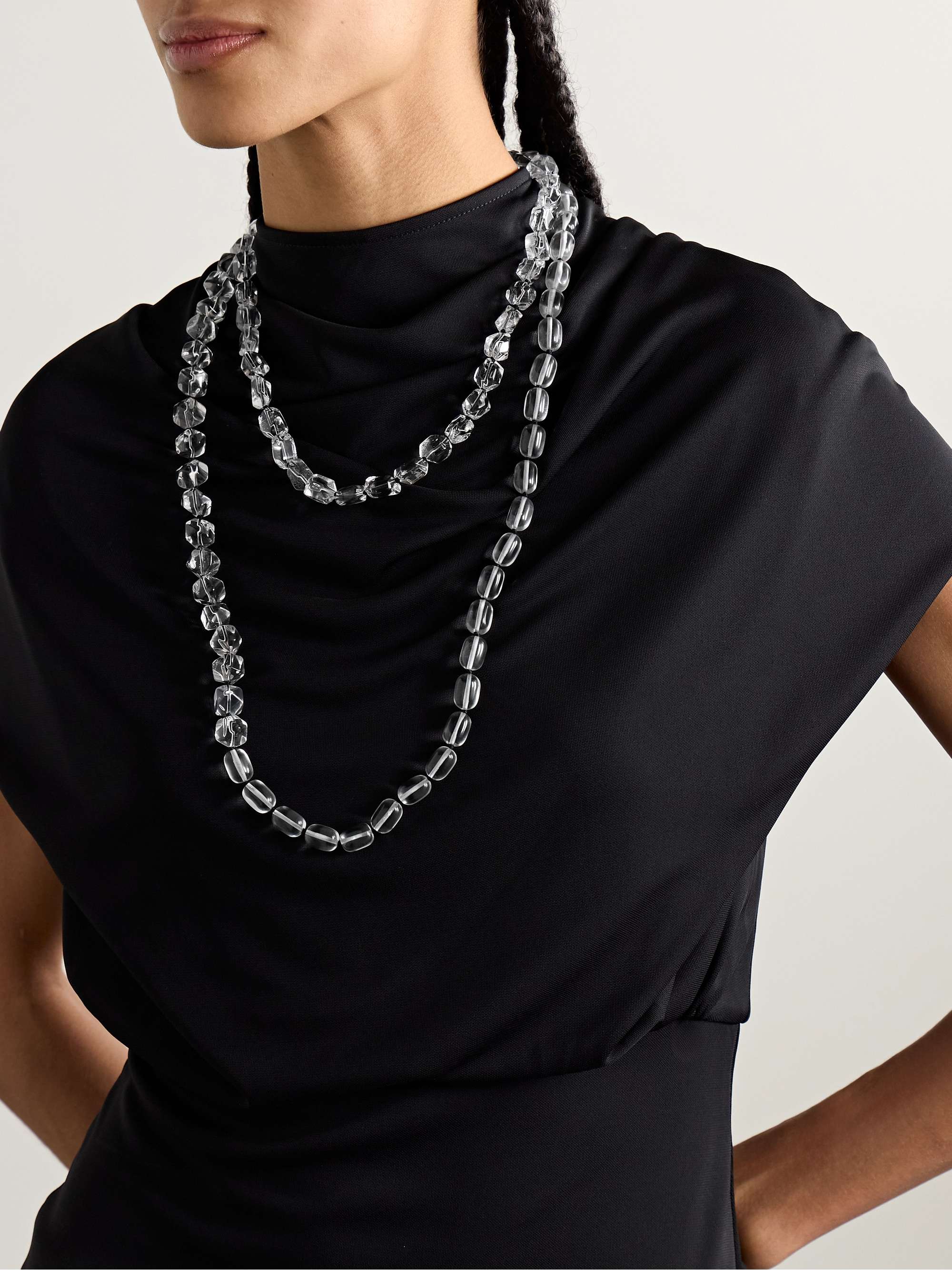 SOPHIE BUHAI シルバー クォーツ ネックレス | NET-A-PORTER SOPHIE BUHAI シルバー クォーツ ネックレス | NET-A-PORTER