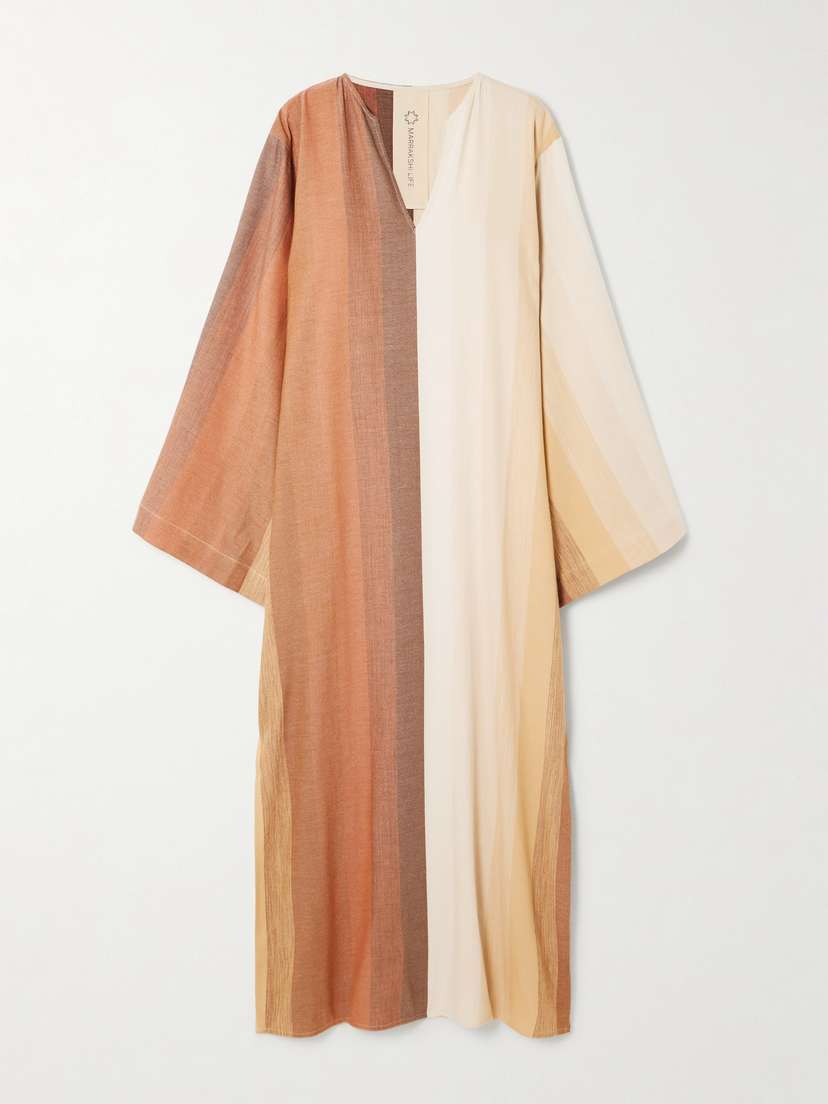 Marrakshi Life Striped Cotton Coverup