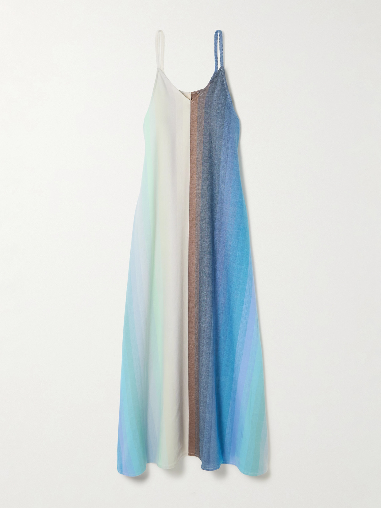Marrakshi Life Striped Cotton Maxi Dress