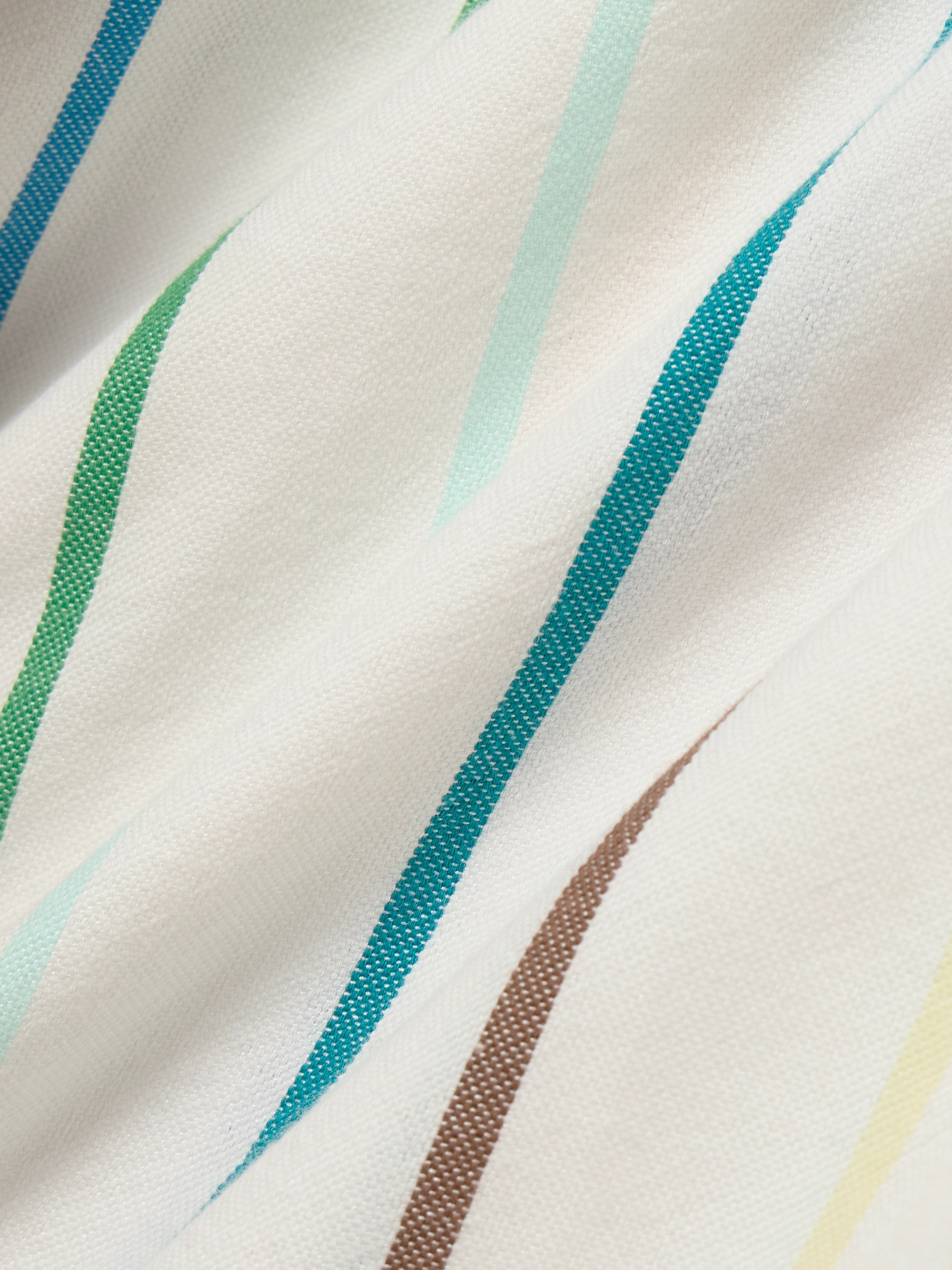 MARRAKSHI LIFE Oversized striped cotton-blend shirt thumbnail