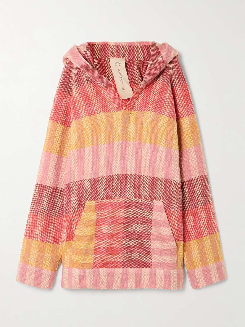 Marrakshi Life Striped Cotton Hoodie