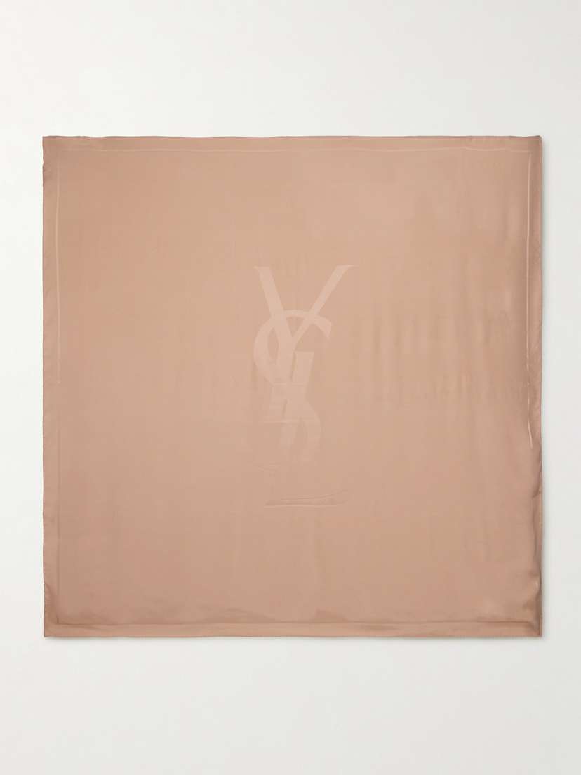 Saint Laurent Silk-charmeuse Scarf