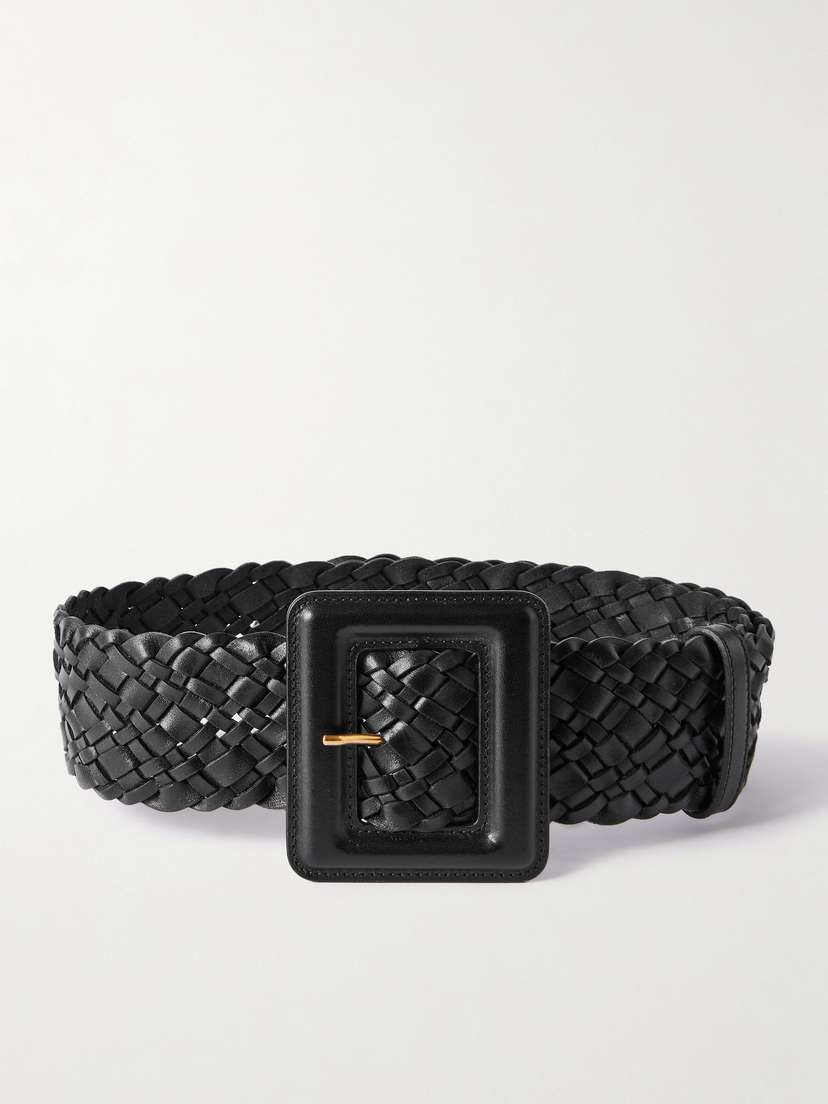 Saint Laurent Woven Leather Belt